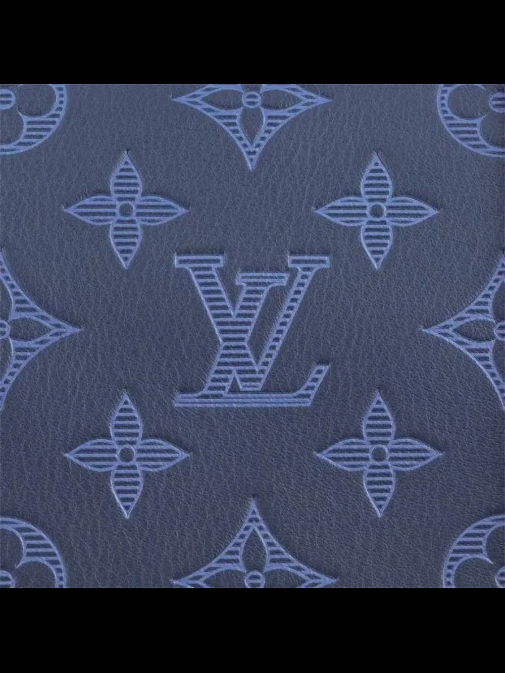 Louis Vuitton Navy Monogram Eclipse Duffel Bag